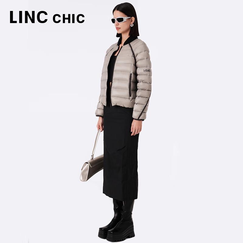 Jinyujie Damen Urban Ultraleichte Stehkragen Kurze Daunenjacke