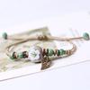 Broken Bridge Ceramic Floral Handmade Bracelet - Women's Fashion Jewelry
