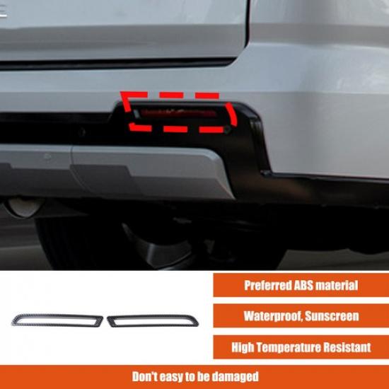 ABS Carbon Fiber Rear Tail Light Lamp Cover Trim For Toyota Tundra/Sequoia 23+
