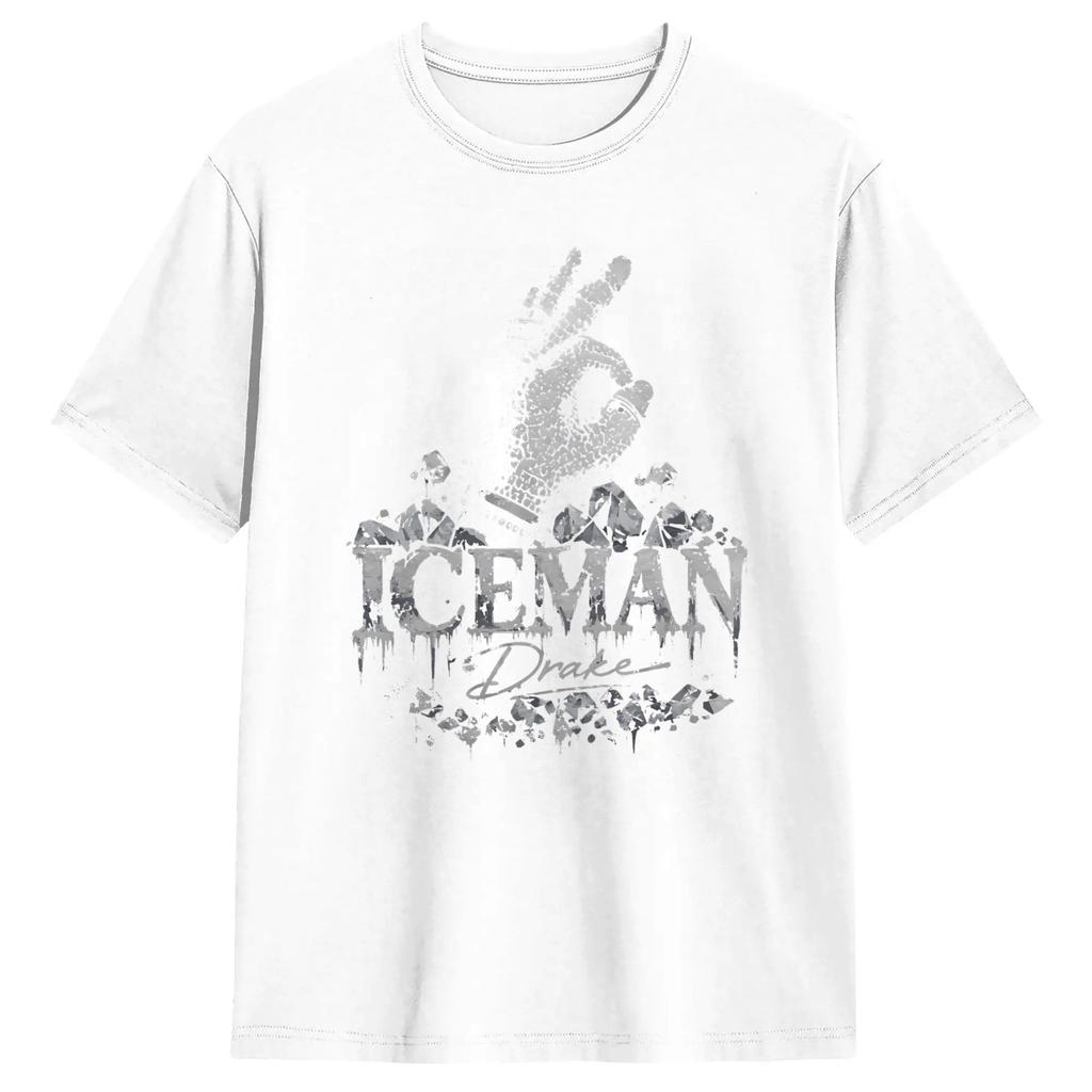 Unisexs Drakes IceUnisex Album 2026 Tour T Shirt 100 Cotton Tops Amazing Short Sleeve O Neck Tees Summer TShirts