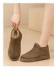2026 Women's Winter Snow Boots - Short, Plush Velvet, Warm, Comfy, Thick Heel, Autumn/Winter Cotton Footwear