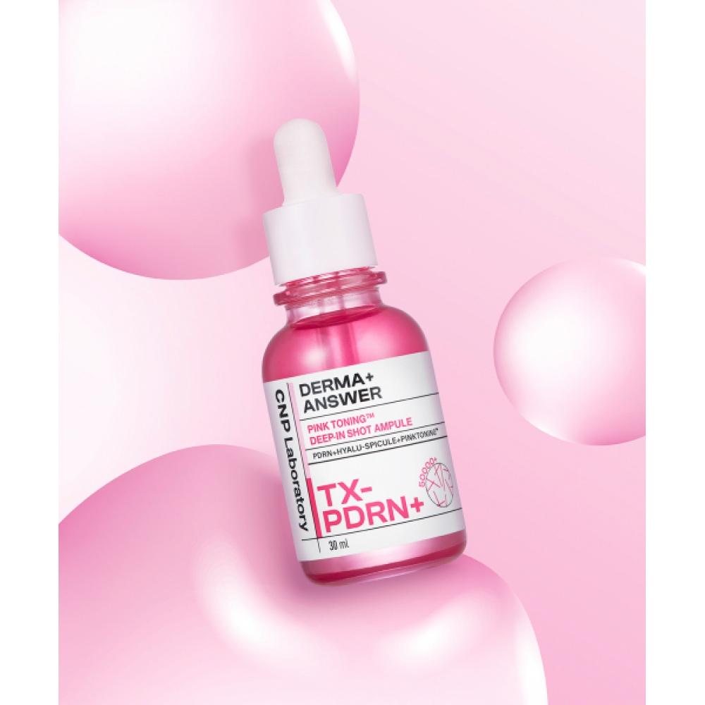 Cnp Derma Cure PInk TonIng Deep In Shot Ampoule 30ml FREE
