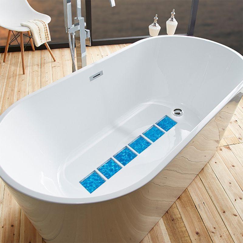 3D DIY Anti Slip Safety Shower Bath Tub Decal Stickers Bathtub Appliques