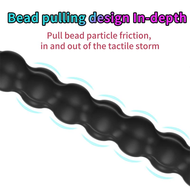 Long Pulling beads Anal Plug Huge Anal Dildo Dilator Butt Plug Prostate massage Masturbator Adult Anal Sex Toy For Women Men Gay