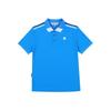 Men S Color Block Collar Neck ShorT Sleeve T ShirT Of9023ga Blue