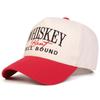 Unisex WHISKEY Letter Embroidery Baseball Caps Spring Autumn Outdoor Adjustable Casual Hats Sunscreen Hat Sports Cap