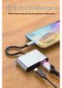 USB-C Ethernet Adapter: 4-in-1 Dock with RJ45, Dual USB Ports, and 60W PD Fast Charge