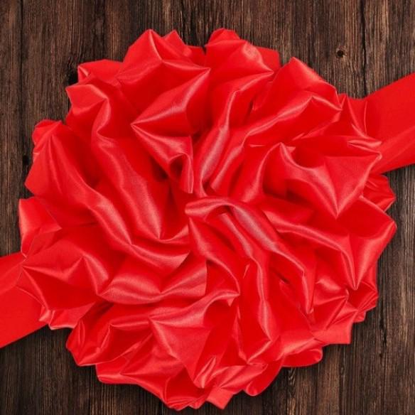 Ribbon-Cutting Ceremony Red Silk Flower Ball Set for New Car Delivery & Wedding