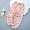 Children's Casual Mosquito Proof Pants Summer Thin Girls' Sleeping Pants Loose Outer Lantern Pants