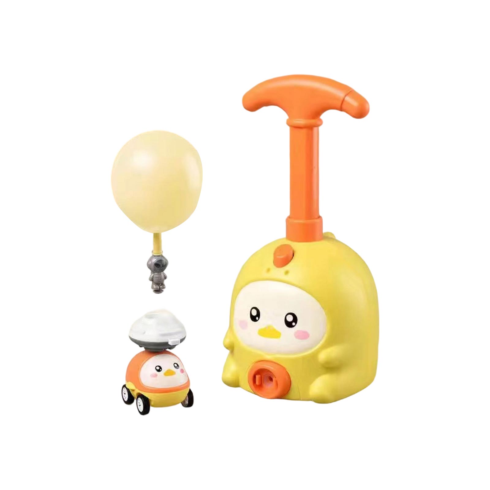 

Balloons Powered Car, Kids Inertial Power Ball Car With Power Launchers Toy Set Aerodynamic Cars, Perfect Small Gifts For Friends & Family One Size жовтий