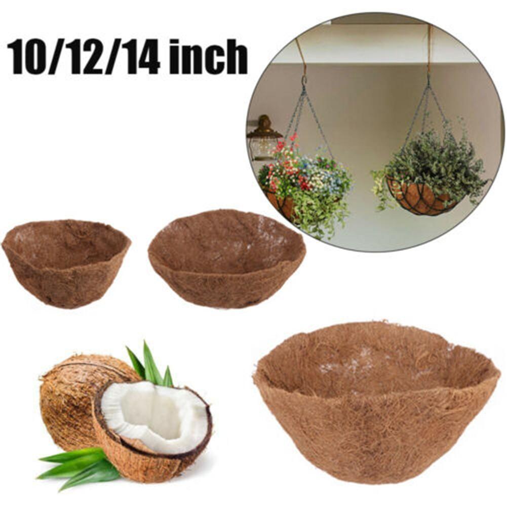 10/12/14 Inch Coconut Planter Liner Hanging Basket Supplies Plant Hanger Basket 10/12/14 Inch Coconut Planter Liner Hanging Basket Supplies Plant Hanger Basket