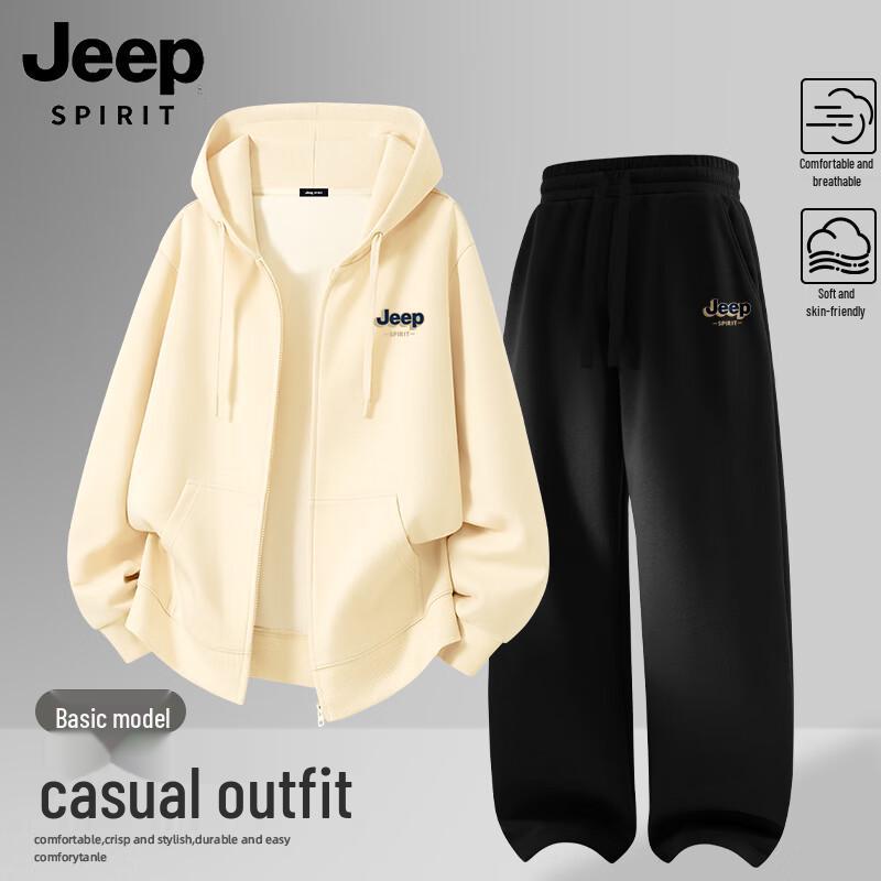 Мужской комплект: Худи и брюки прямого кроя JEEP SPIRIT 2XL