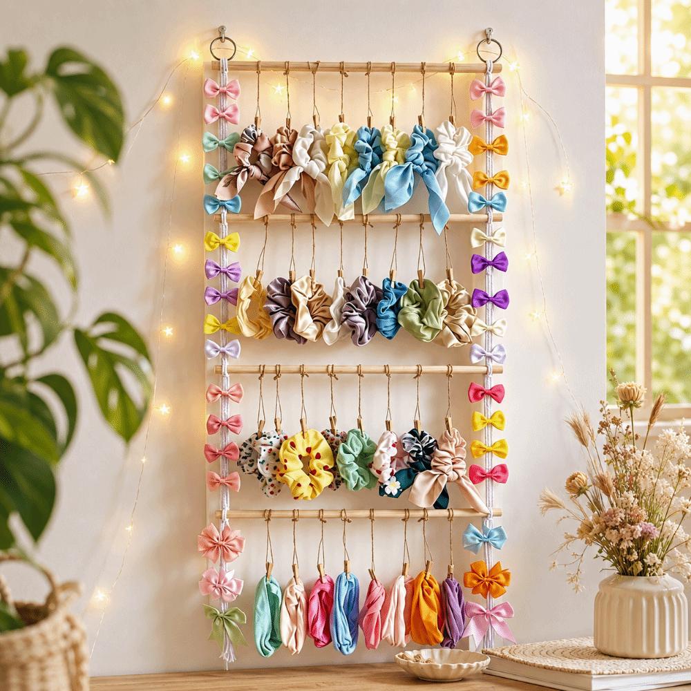 Creative Hair Clip Storage Rack Boho Style Headband Organizer  Household Use