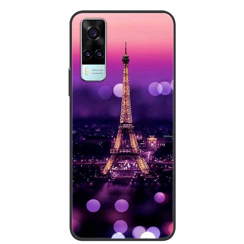 For vivo Y31 2021 Case Shockproof Soft silicone TPU Back Cover For Vivo Y53S 4G Y31 2021 Y 31 Case V2036 Phone Case Cute Cartoon