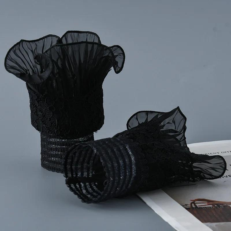 

Белая рубашка с искусственным рукавом для женщин, блузка, топы, съемные манжеты, рукава, свитера для девочек, наручные грелки, роговые манжеты, аксессуары для одежды