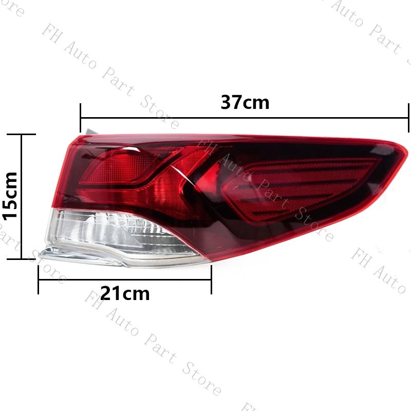 For Hyundai Sonata 2018 Rear Bumper Tail Light Taillamp Brake Stop Reverse Lamp Taillight No Bulb