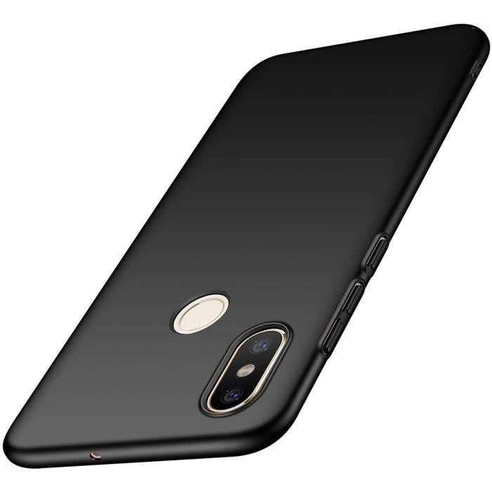 Schutzhülle - E.F.CONNECTION - für Xiaomi Mi 8 - Flexibel - Schwarz - Stoßfest und Kratzfest