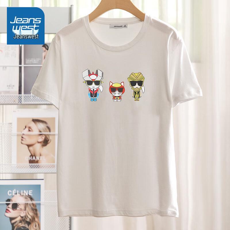Jeanswest Women s Bicycle Print Cotton T-Shirt M