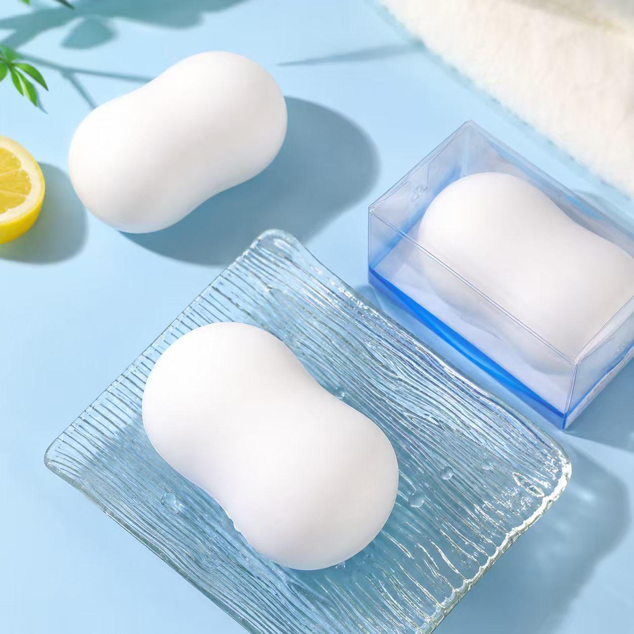 Hair Decoration Squishy Soap Stress Sensory Fidget Toys Squishy Soft Simulated Soap Squeeze Toy Anti-Stress Slow Rebound Squeeze Pinch