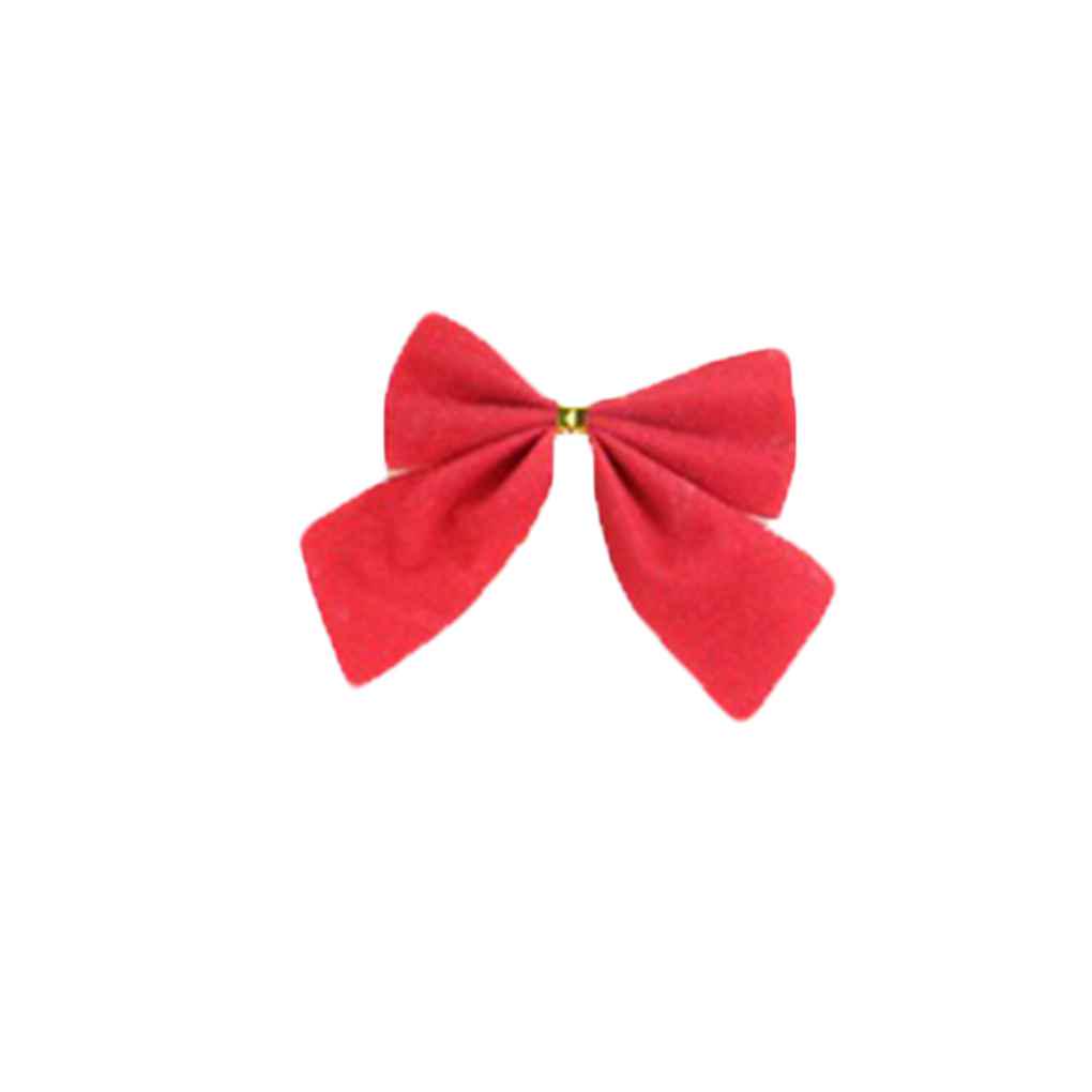 24pcs Christmas Tree Bowknot Xmas Tree Wedding Party Decoration Bows DIY Gift
