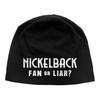 Nickelback Unisex Adult Fan Or Liar JD Print Beanie