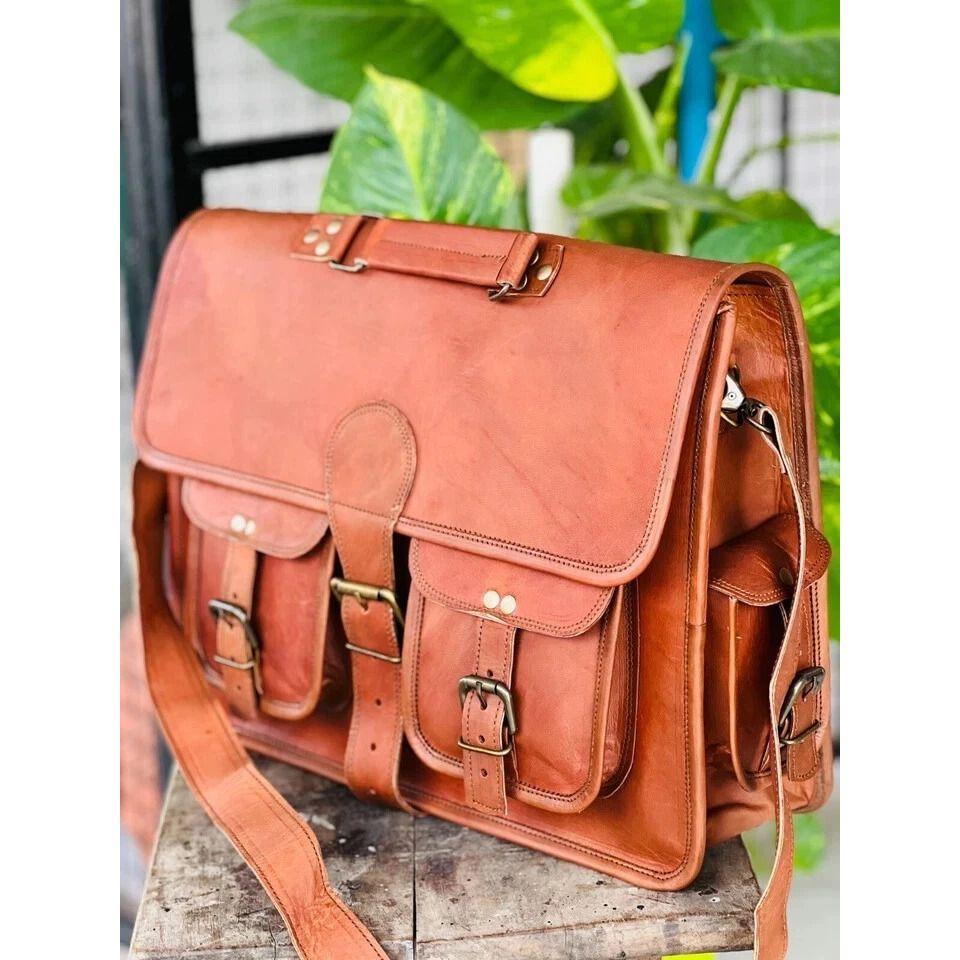 Handmade Top Choice Vintage Laptop Messenger Briefcase Bag Satchel