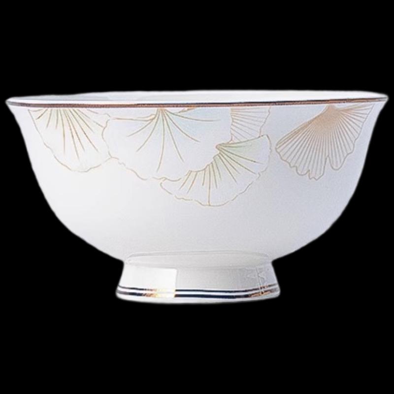 Tonghuadu Ceramic 4.5-inch High-Foot Bowl Set