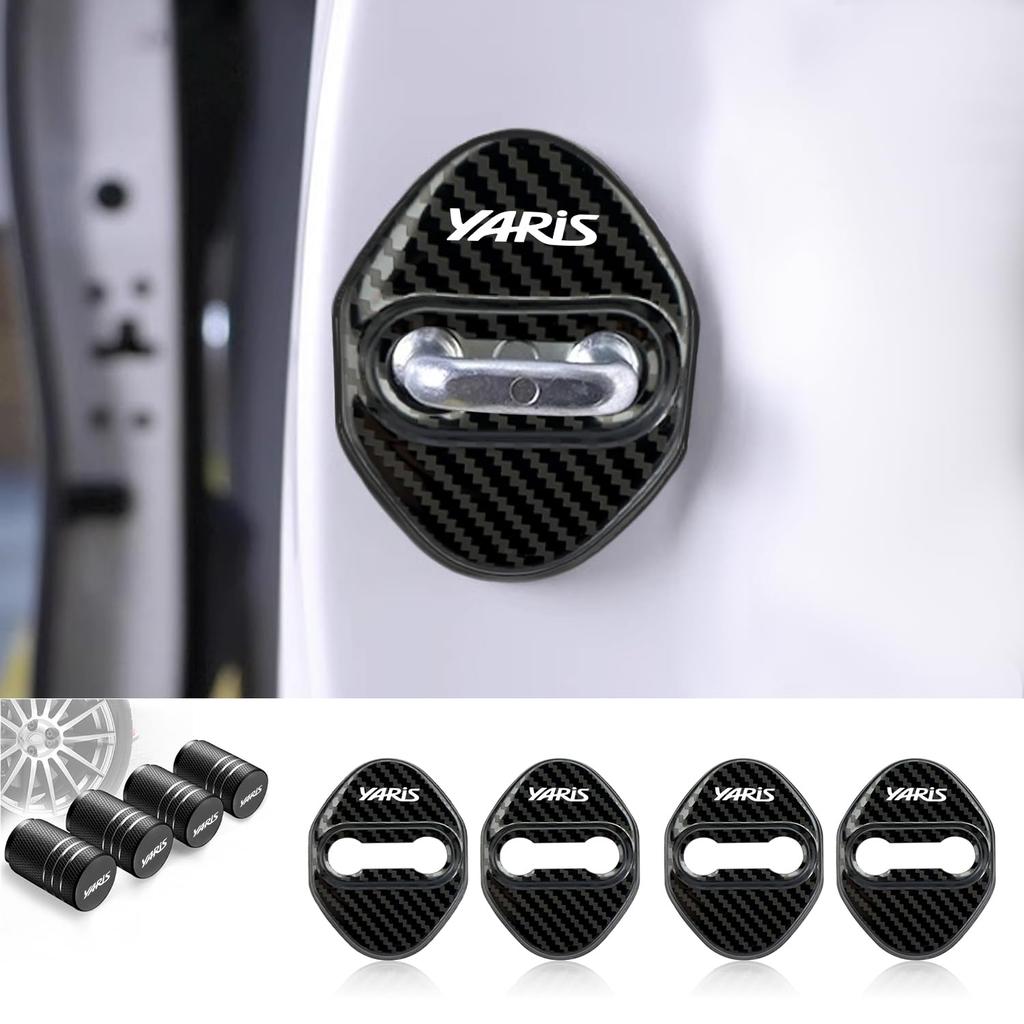 Yaris Dedicated Car Door Striker Cover, Yaris Accessory, Custom Yaris Design, Exterior Parts, Door