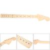 CHICIRIS Guitar Neck Wood Color Electric Guitar Parts Exquisite Skill Practical Smooth Concert Music Lover