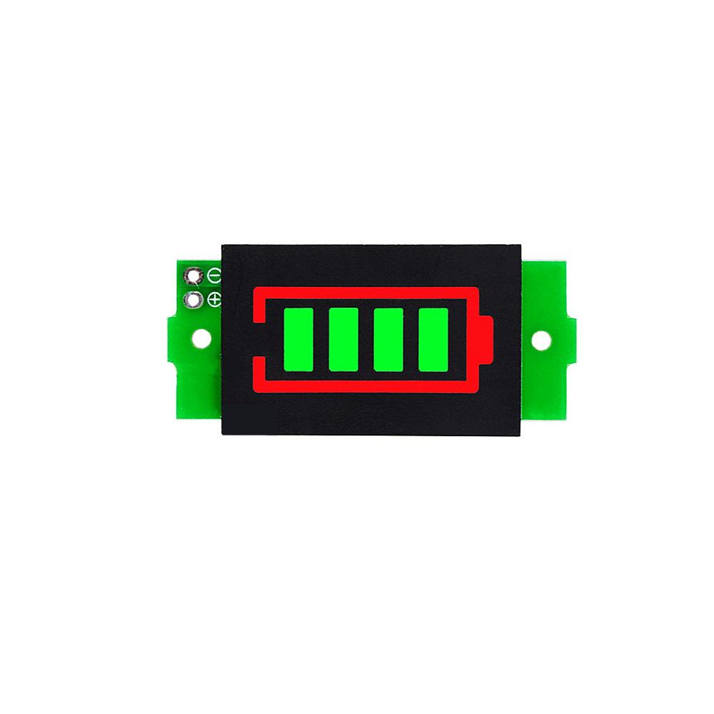 

1-8S 1S/2S/3S/4S Single 3.7V Lithium Battery Capacity Indicator Tester 4.2V Display Electric Vehicle Battery Power Tester Li-ion зелений