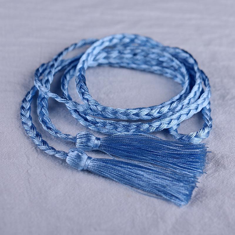 Vintage Chinese Style Solid Color Hair Rope Women Cos Perform Headwear Antique Hanfu Accessories Headband