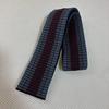 Used Good Condition Prada Striped Square End Tie Square Tie