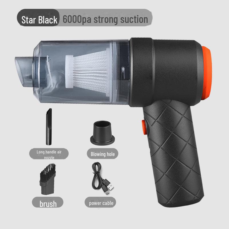Portable Mini Car and Home Vacuum: Wireless, High-Speed, Dual-Purpose, Handheld Cleaner with Super Suction