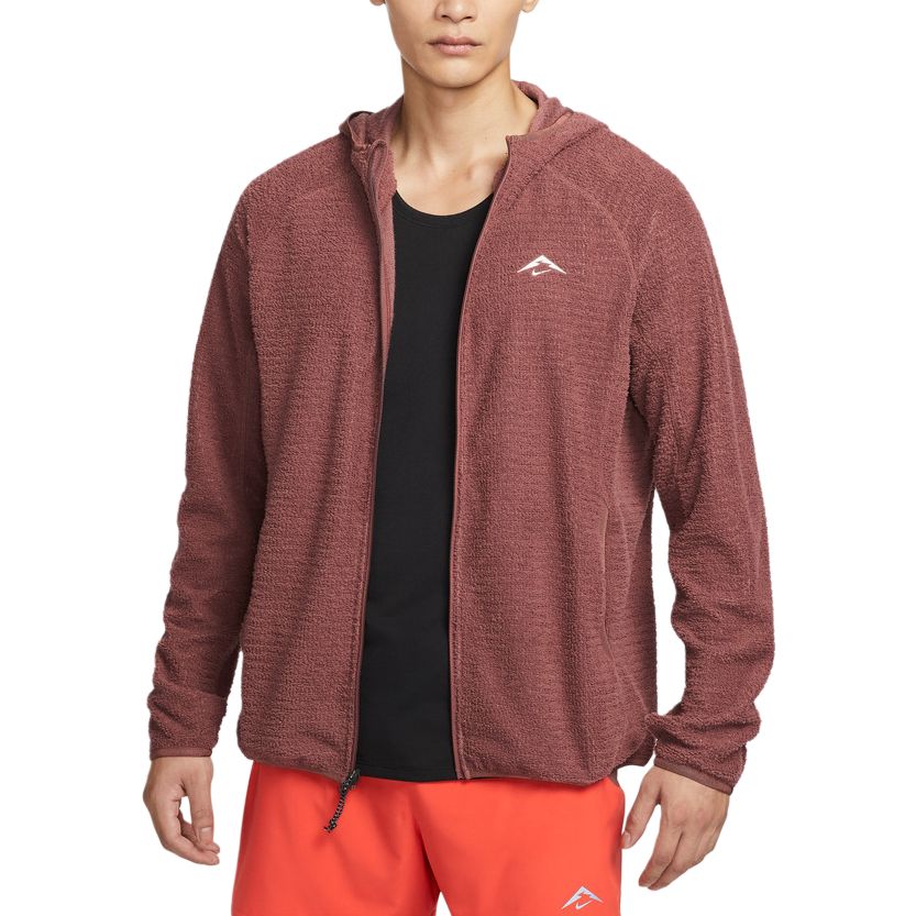 

New Nike Trail Men s Dri FIT Fleece Running Jacket HV2665-218 M