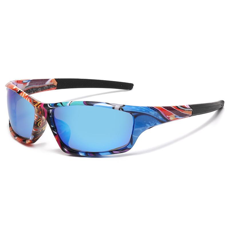 

Outdoor Cycling Windproof Sports Sunglasses Box Camouflage Cycling Sunglasses Driving Glasses 620
