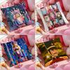 Nutcracker Cartoon Cushion Cover 1 Piece Short Plush Pillowcase, Soft And Washable, Mostly Used For Sofa, Car