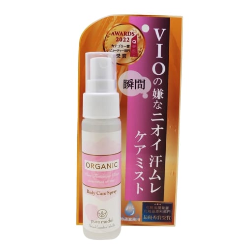 Pure Medel Pure Feminine Clear Deodorant Mist for Sensitive Skin and Delicate Areas (1 Count, Rose)