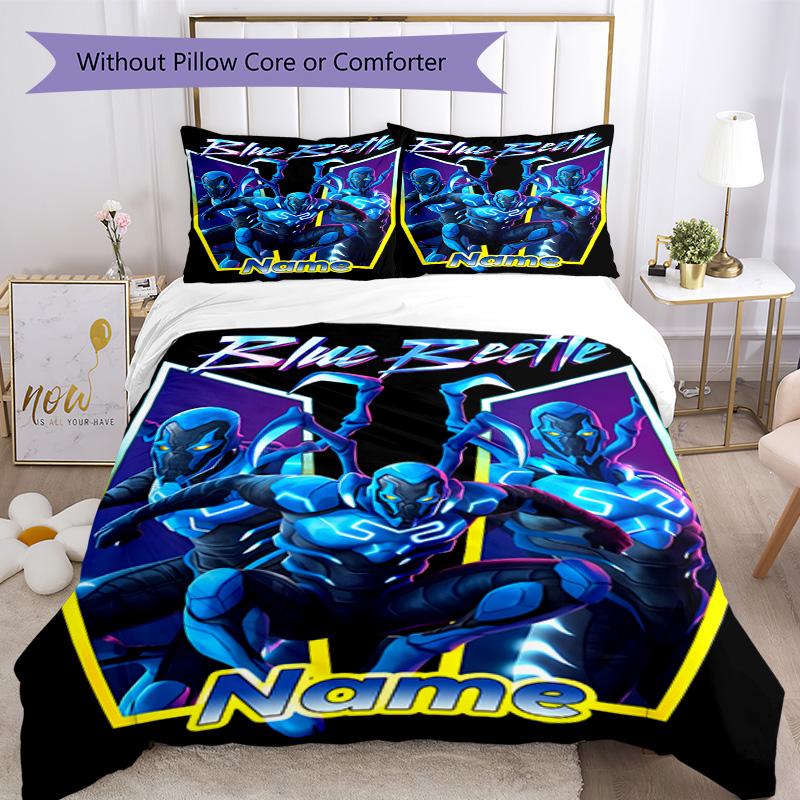 Warner Bros. Works (26) Customize Your Name Bedding Set Breathable Duvet Cover with Pillowcases Home Decoration Birthday Gift
