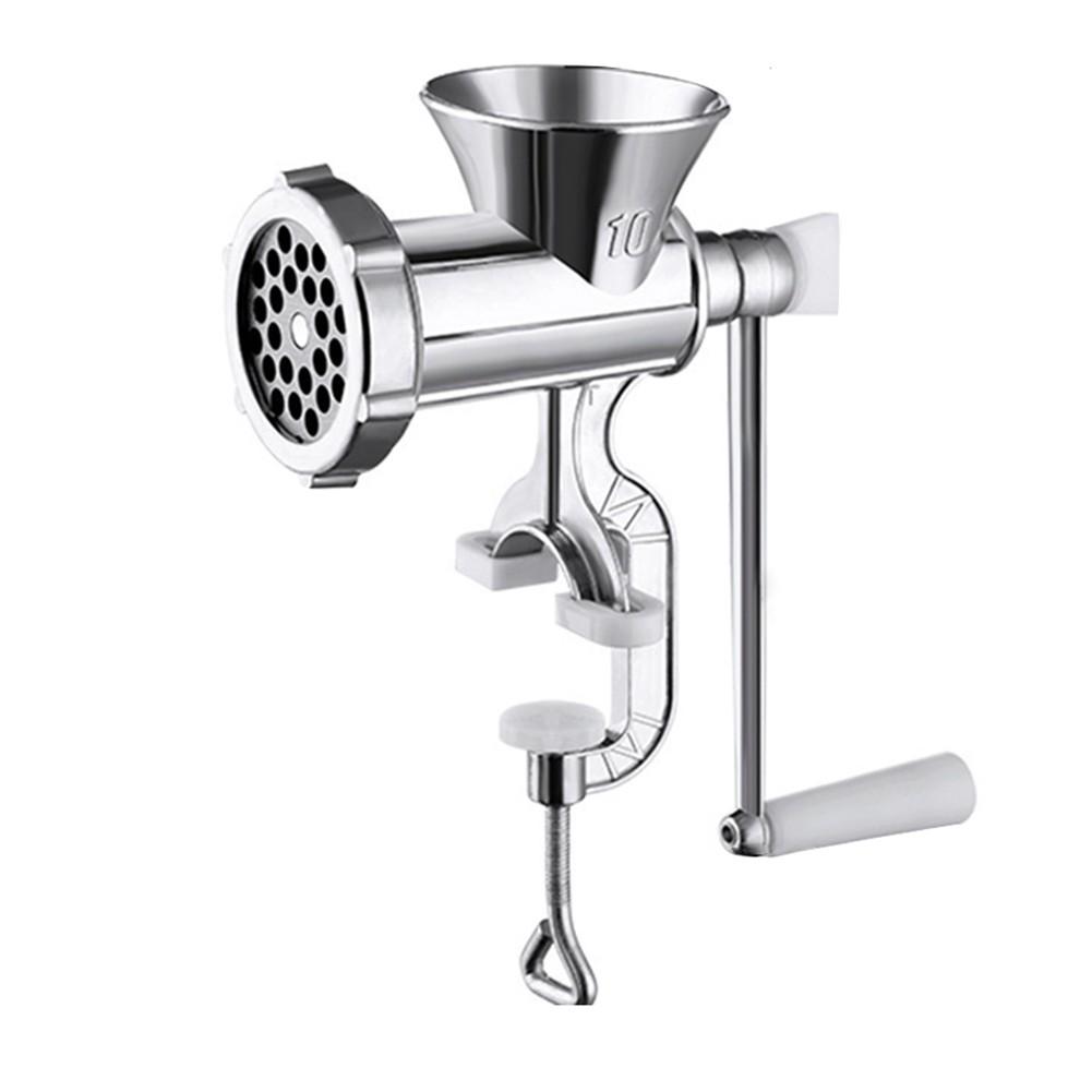 Handkurbel Fleischwolf und Wurstfüller für die Küchen-Lebensmittelzubereitung