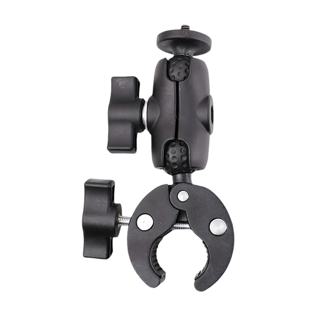Shockproof Flexible Double Arm Bike Camera Holder for Stable Video Recording with Quick Release and Wide Compatibility