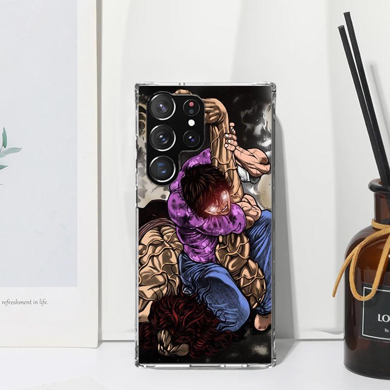 Baki the Grappler Original Anime Phone Case For Samsung Galaxy S26 S25 Edge S24 FE S23 S22 Ultra S21 Plus S20 + Art Fundas Back