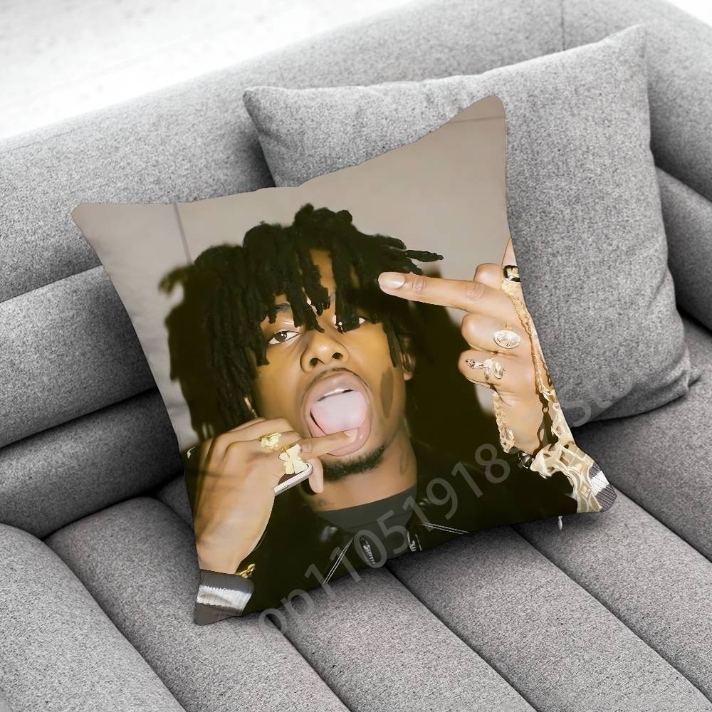 Federa per Cuscino Decorativo P-Playboi C-Carti Music Whole Lotta Red Per 50x50cm 40x40cm 45x45cm 30x30cm Quadrata Federa per Cuscino da Camera