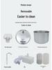2.2L Stainless Steel Pet Water Fountain with Multi-Stage Filtration & Ultra-Quiet Continuous Flow for Cats