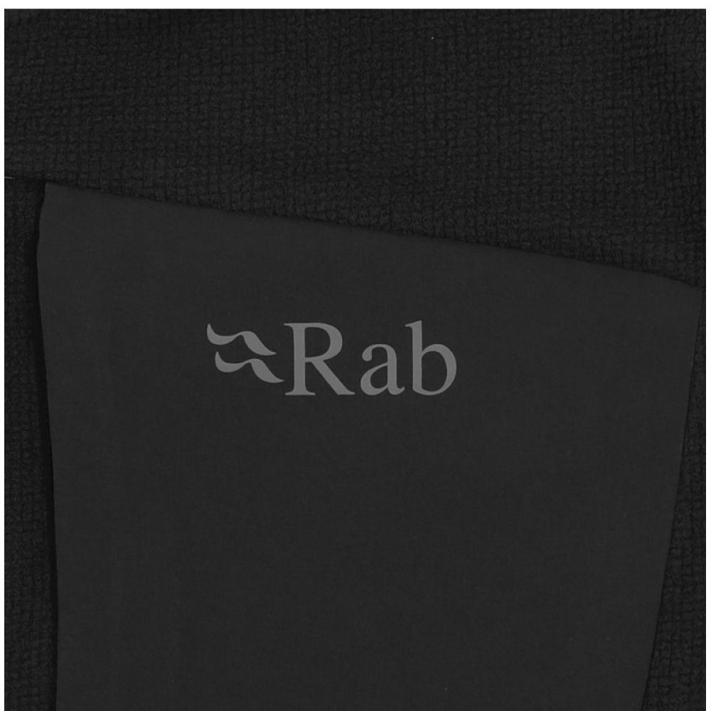 Rab Men S Fleece Zip Jacket Black Qfg 85