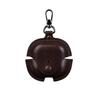 Business‑Style PU Leather Earbuds Case with Hook for Huawei FreeClip 2, Shockproof Protective Cover
