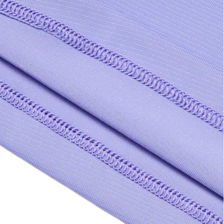 Saucony Solid Color Crew Neck Pullover Long Sleeve T-Shirt Women tops Blue Purple SC1230199A-PP08