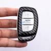 Carbon Fiber Smart Key Fob Cover Case Chain Ring For Hyundai Tucson Elantra Ioniq Sonata  Accessories