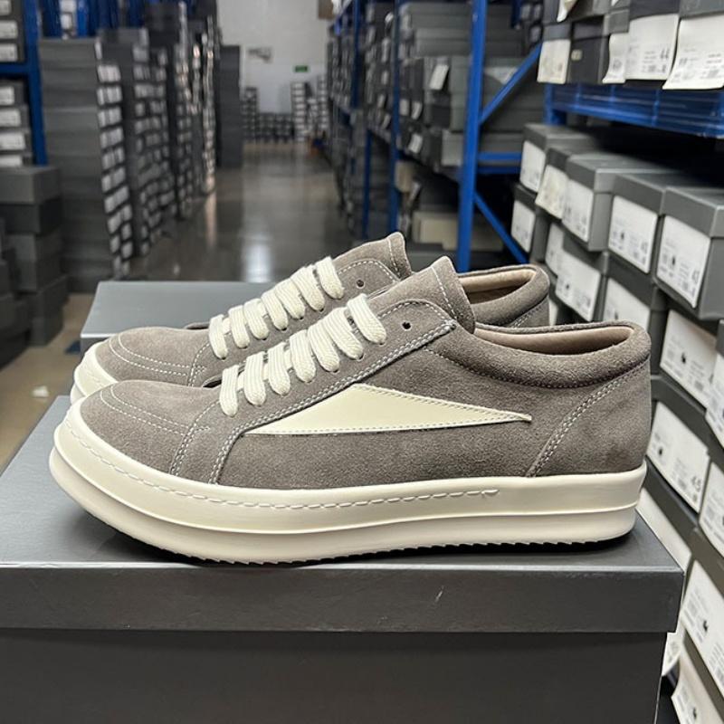 

Мужские брендовые повседневные замшевые туфли с низким верхом, дизайнерское качество, панк-готическая мода, летняя платформа, плоская женская обувь, кроссовки, большой размер 48 48 серый