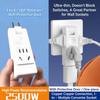 Wall Outlet Extension Electrical Socket 180 Degree Plug Adapter Mexico Canada Travel Adapter Portable Power Adapter