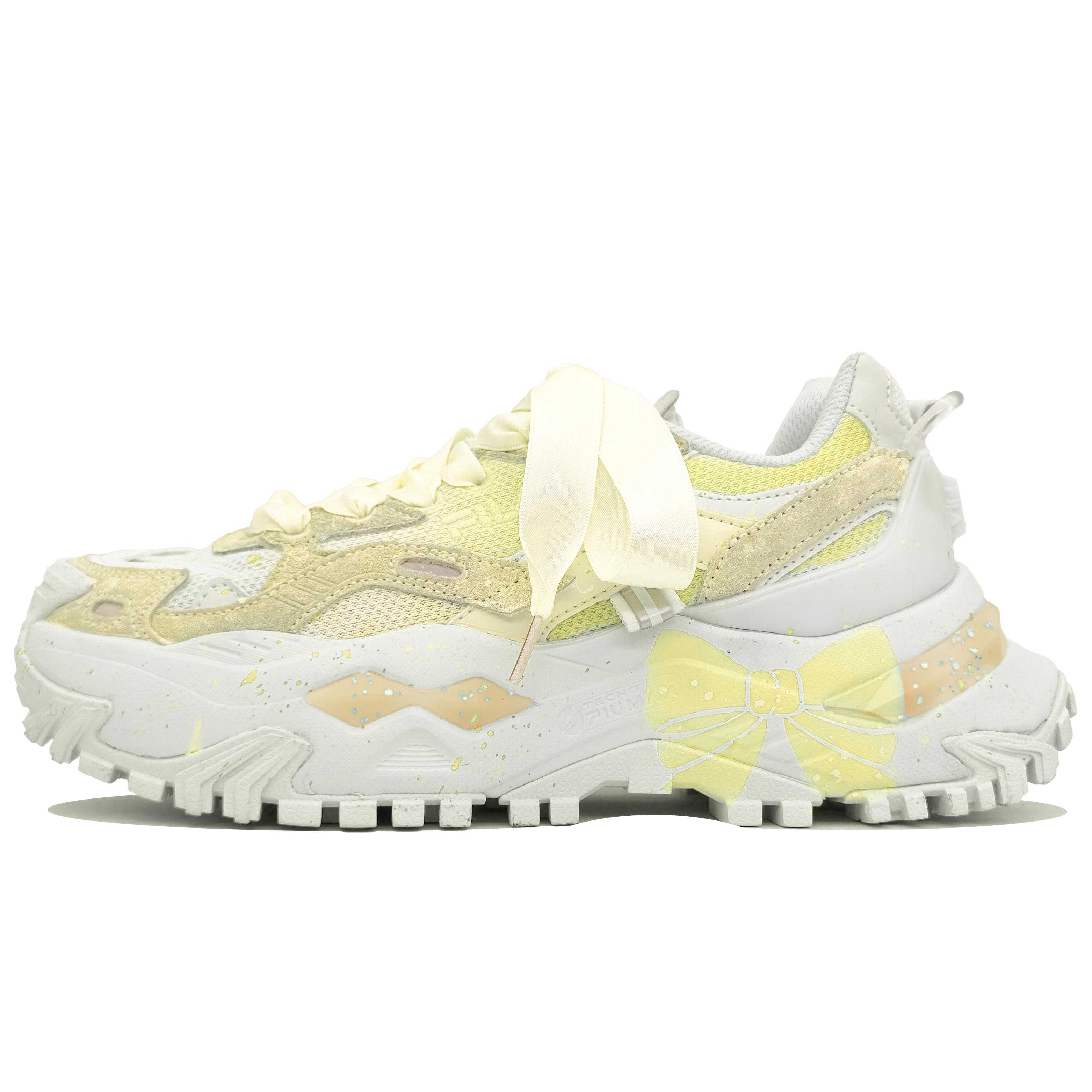 FILA Fusion Low top Chunky Sneakers Women s Yellow Daisy T12W135211FMM(Team400-) 38.5